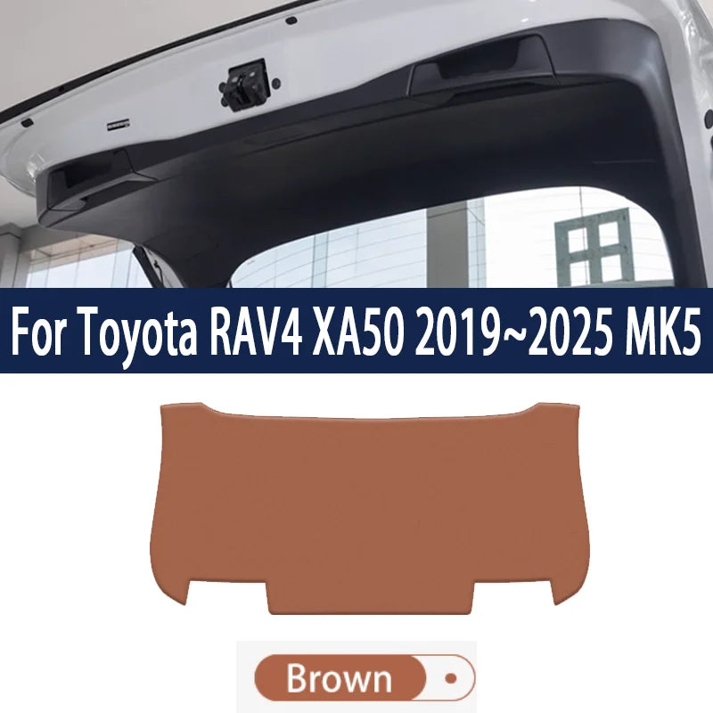 Car Trunk Tailgate Protection Pad For Toyota RAV4 XA50 2019~2025 MK5 Anti-dirty Waterproof Backplate Protective Mat Accessories