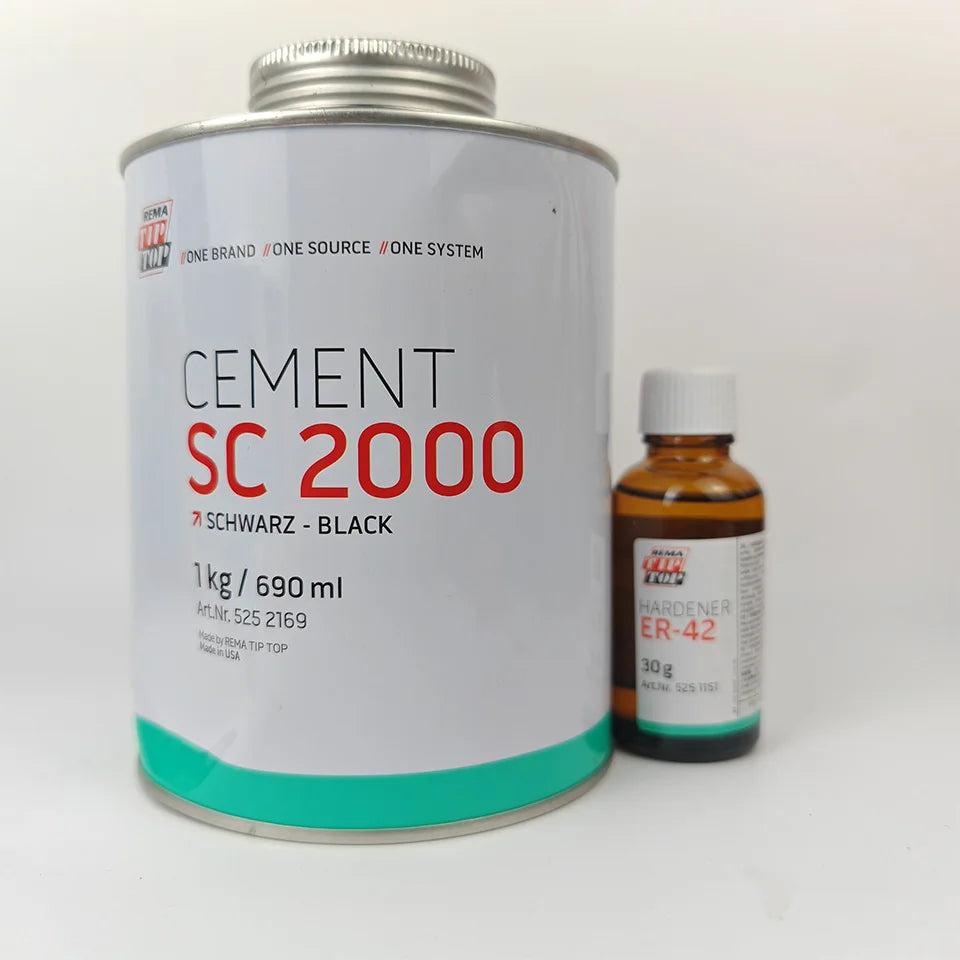 tiptop sc2000 glue SC 2000 Cold vulcanized adhesive glue 690ml conveyor belt rubber repair agent Black rubber bonding super glue