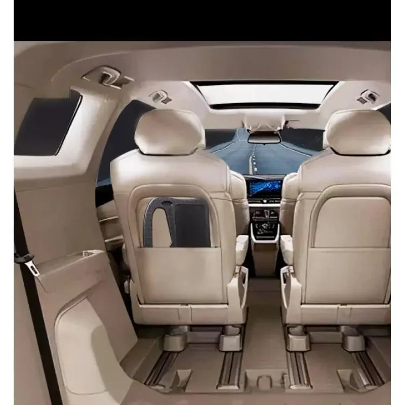 1Pc RVs Car Table Car Multi-Functional Dinner Plate Steering Wheel Rack Plastic Card Table Car Steering Wheel Dining Table Tray