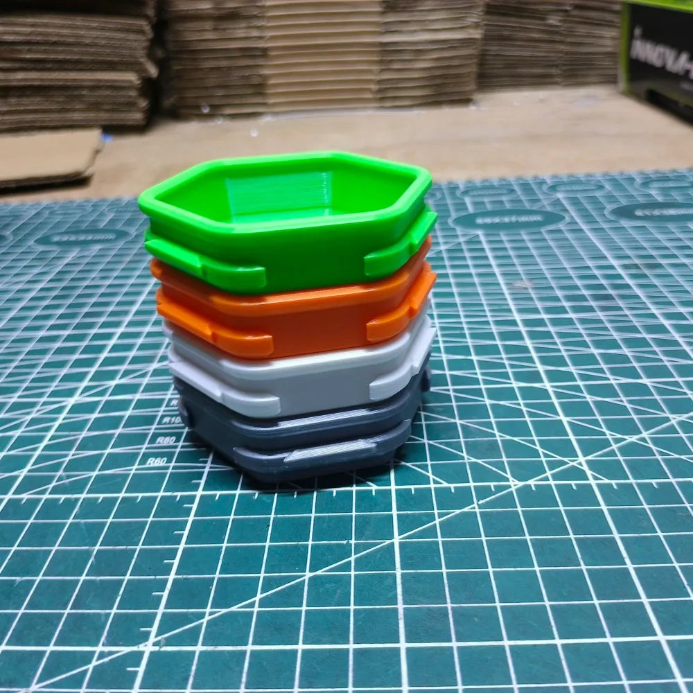 token tray Board game storage box portable board game accessories game props script kill token hex dice box