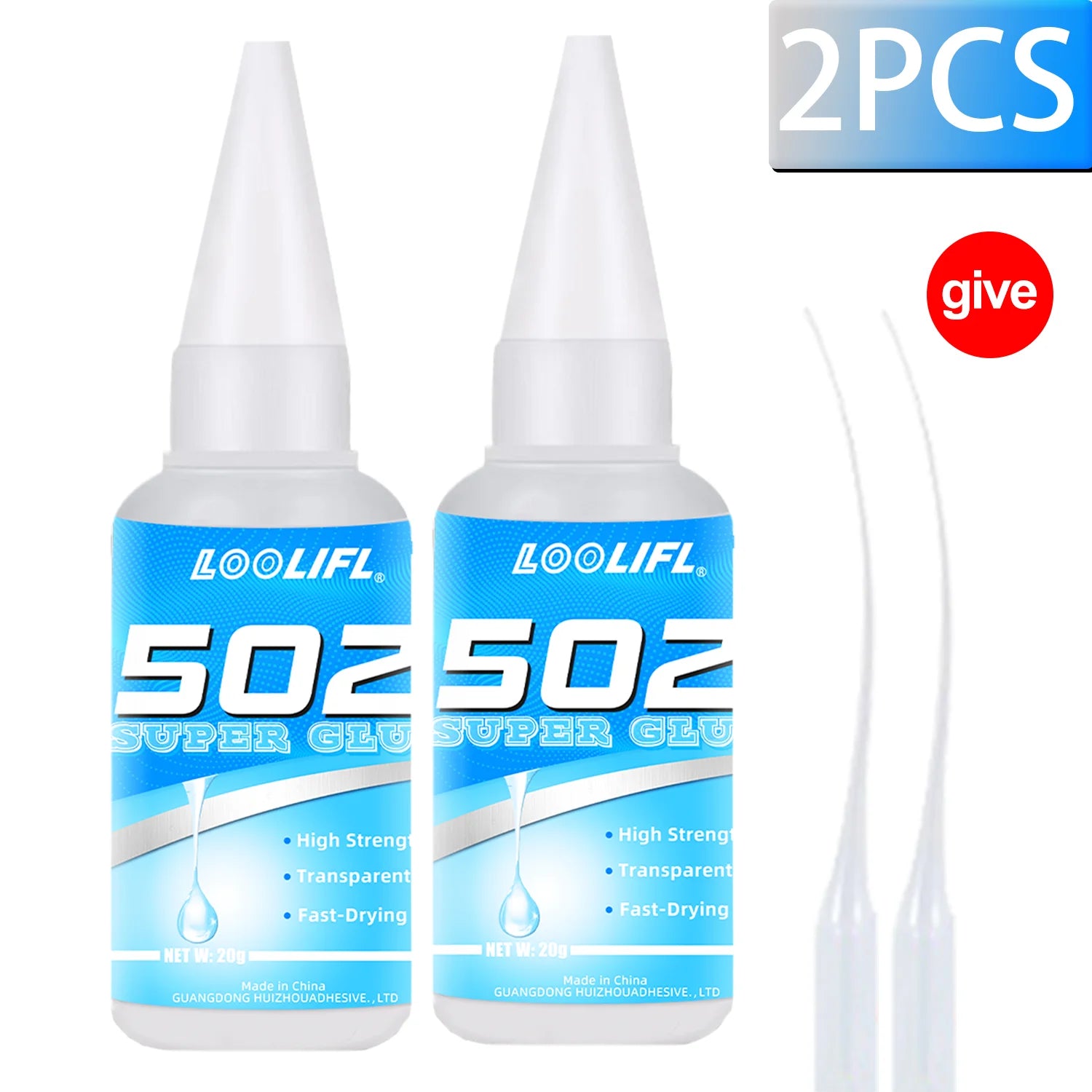 6PCS 502 Super Adhesive Multi Functional Adhesive, Used for Metal, Plastic, Daily Maintenance, DIY, and Small-Scale Process Repa