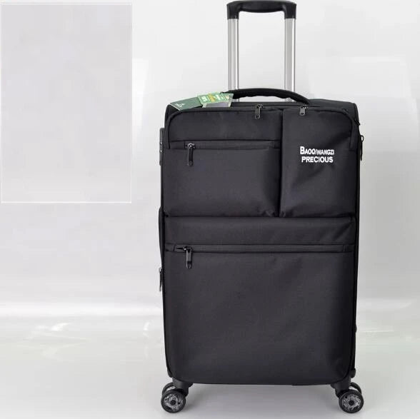 20 /22/24 Men Oxford Travel Luggage Suitcase Spinner Rolling luggage bags On Wheels Spinner Wheeled Suitcase Travel trolley bags