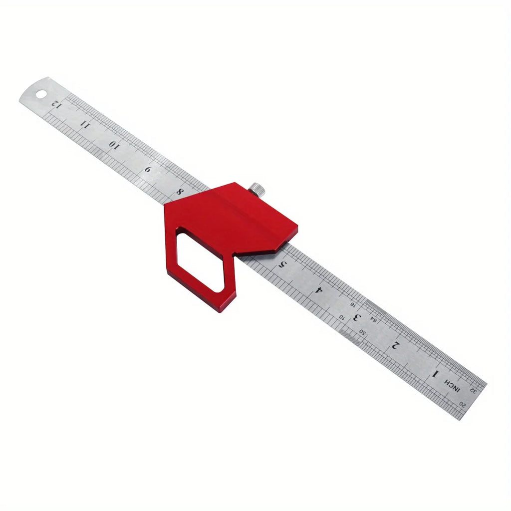 Steel Center Finder Positioning Block 45/60/90 Degree Angle Scriber Gauge Woodworking Multi-angle Marking Measuring Tool