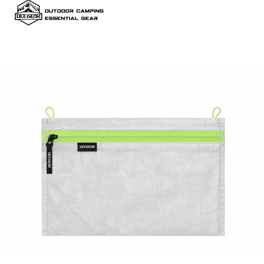 Ultralight DCF Dyneema Storage Pouch Waterproof Zipper Bag Lightweight Camping Hiking Travel Wallet Passport Card Holder Case