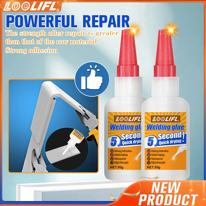 LOOLIFL OIL-BASED WELDING GLUE SUPER EXTRA STRENGTH GLUE FOR PLASTIC AND METAL WELDING WOOD METAL GLASS CERAMICS JEWELRY REPAIR GLUE MULTIFUNCTIONAL OIL-BASED PRIMARY GLUE.