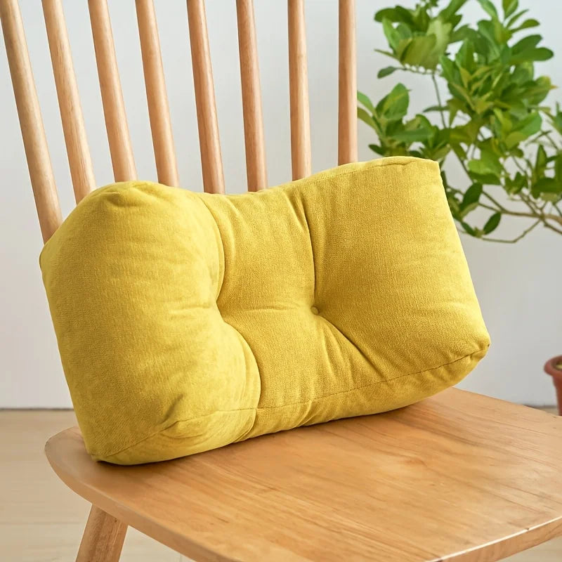 Thickened Lumbar Support Pillow Space Themed Chenille Polyester Filling Multi-Functional Office Chair Home Decor Back Cushion