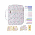 New Floral Design Bible Cover Case Zipper Pocket Handle Storage Bags Bible Cover Bag Prayer