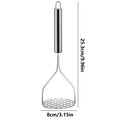 Potato Smasher Stainless Steel Hangable Puree Juice Maker Household Kitchen Gadget Manual Food Masher Utensil For Baby Food