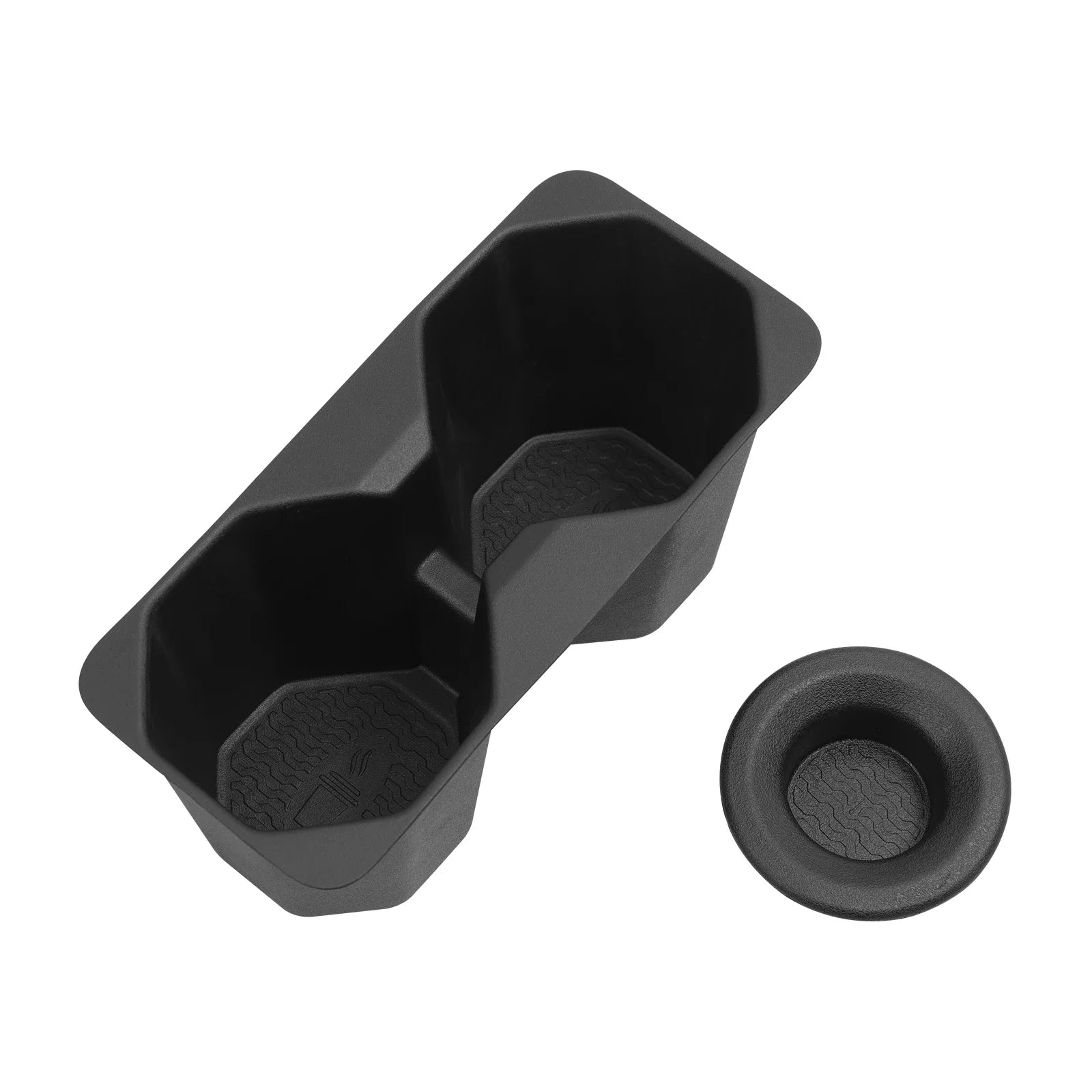 for Mitsubishi Triton 2024 2025 Cup Holder Central Console Water Cup Holder TPE Drinks Holder Storage Case Car Accessories 2pcs