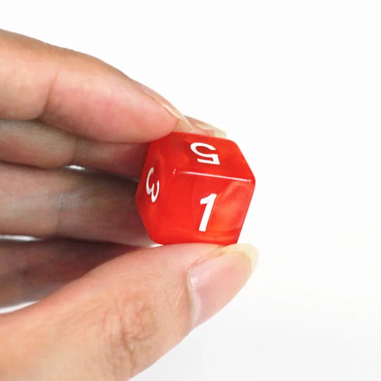 10 Pcs/set Digital Dice Funny Puzzle Game Accessory 16 Mm