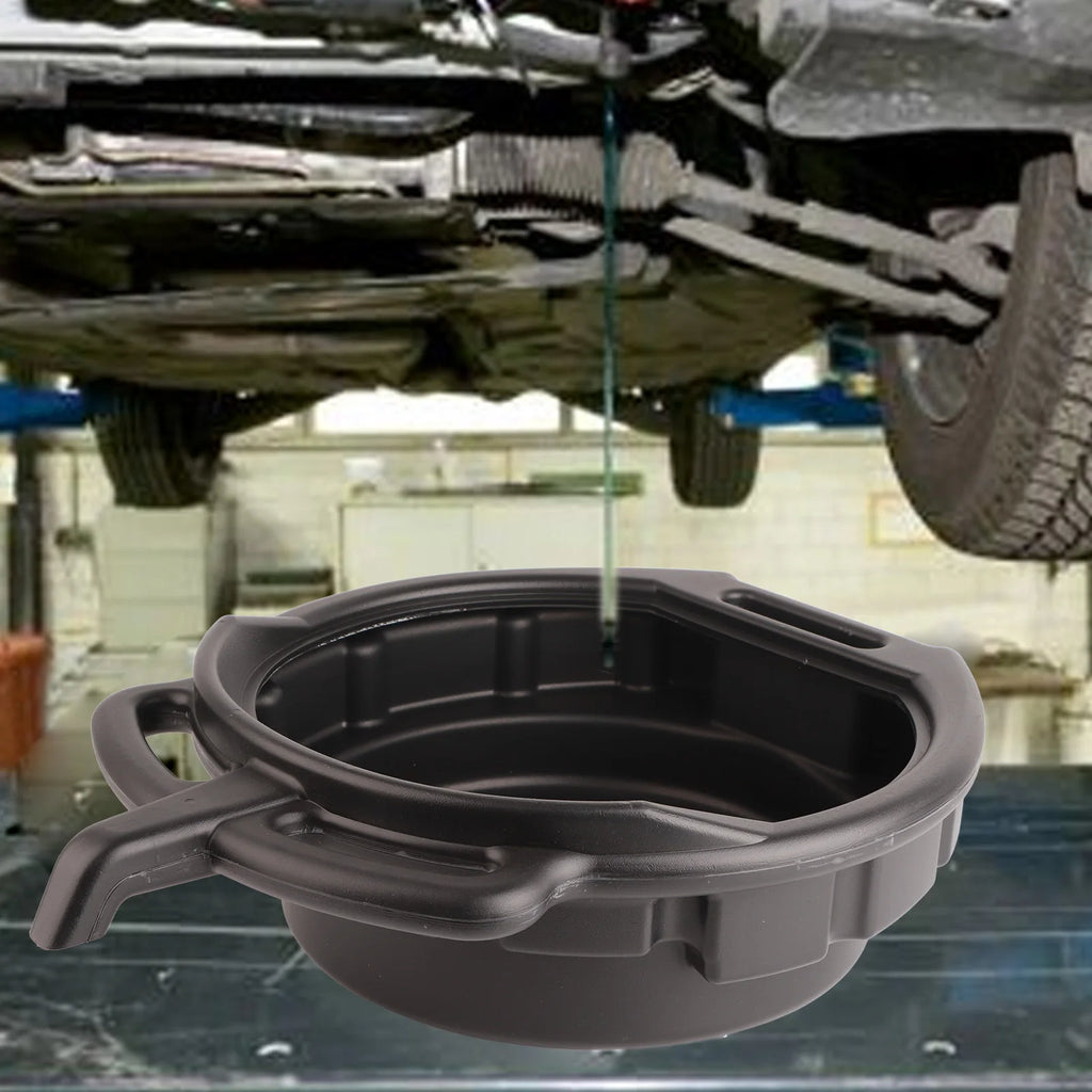 7.5L Car Oil Change Pan Portable Oil Drain Pan Anti Freeze Oil Dish Universal Car Repair Tool