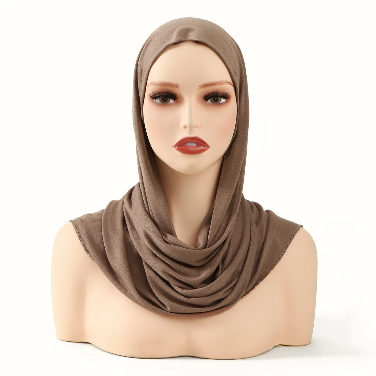 New Modal Jersey Instant Hijab Woman Muslim Underscarf Caps Cotton Stretch Hat Islam Turban Bonnet Foulard Cross Headscarf