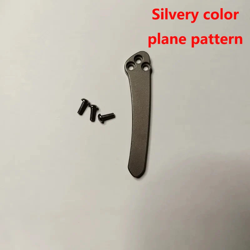 6 Types Custom Hand Made Knife Titanium Deep Carry Pocket Clip Clamp for Spyderco Paramilitary2 C81 PARA3 G10 Police C10 Knives
