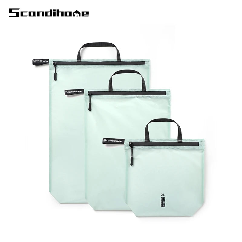 Waterproof Travel Handbag Storage Pouch Lightweight Clothes Organizer Zip Bag for Toiletries Socks Underwear Luggage