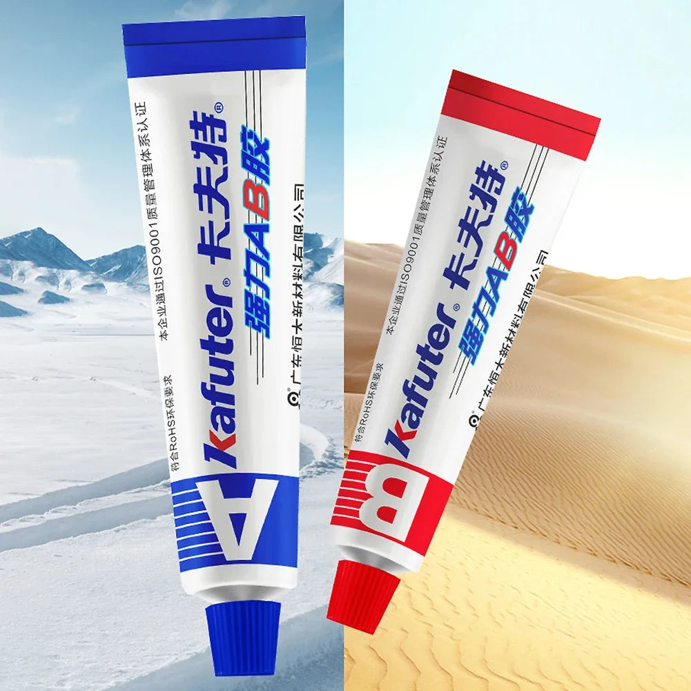 Strong Adhesive A+B Glue Metal Glass Pipe Leakage Repairing Plugging Superglue Marble Wood Welding Fixing Quick-Drying Tool