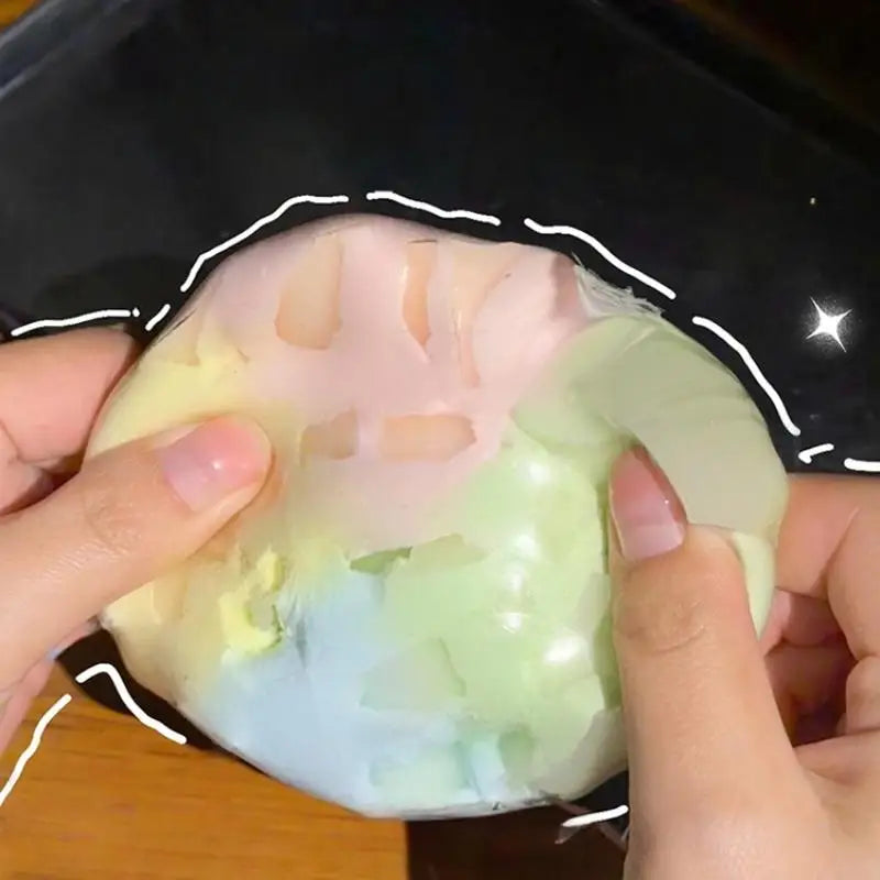 1Pcs Slow Rebound Wax Skin Stress Ball Quiet Sensory Fidget Toy Stress Relief Squeeze Toy For Kids Adults Daily Relax