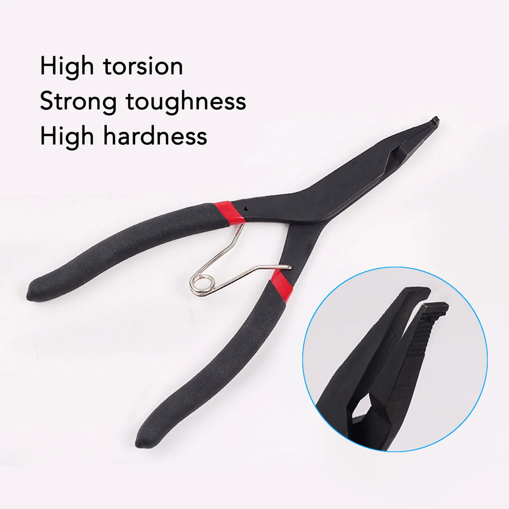 Flat Snap Ring Pliers Snap Ring Pliers 40mm Opening 2mm Thickness High Carbon Steel Ergonomic Design Retaining Ring Pliers