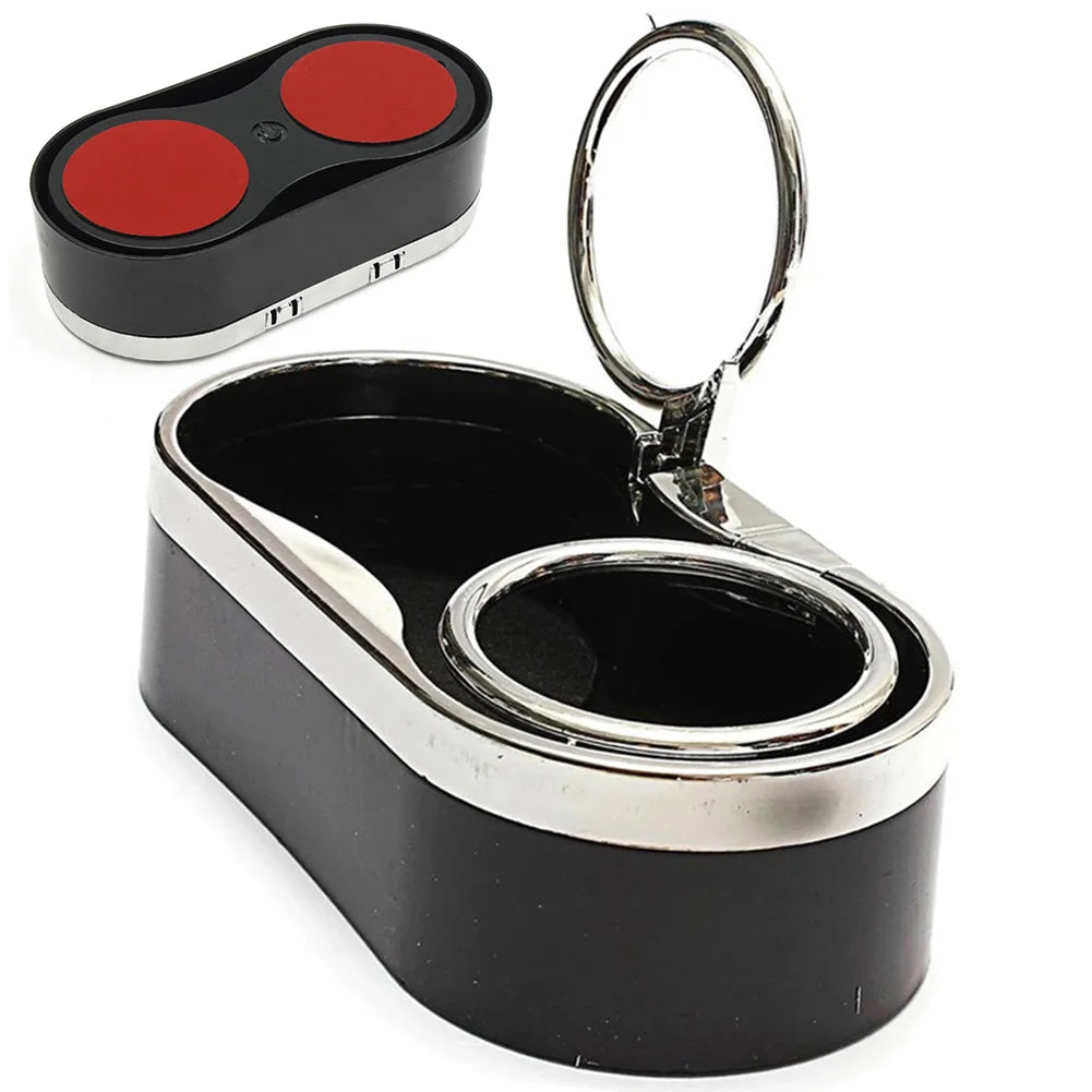 Auto Cup Holder for Car Truck Console Dual Mount Beverage Stand with Soft Pads to Absorb Vibration Holds Two Drinks
