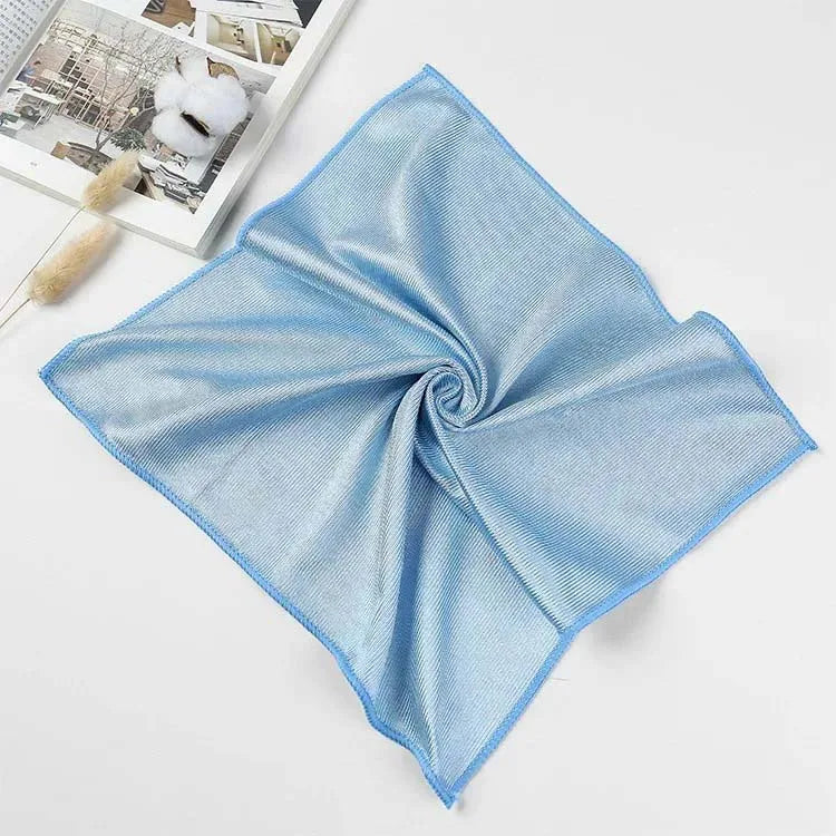 TILONDEX 1/3Packs Multi-Color Vertical Striped Microfiber Glass Cleaning Cloth 30x30cm Streak-Free Auto Window Cleaner for Cars