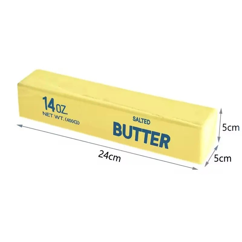 14/24CM Butter Stick Fidget Toys Squishy Elastic Cheese Stick Funny Decompression Stress Anxiety Relief Squeeze Prank Toy Relax
