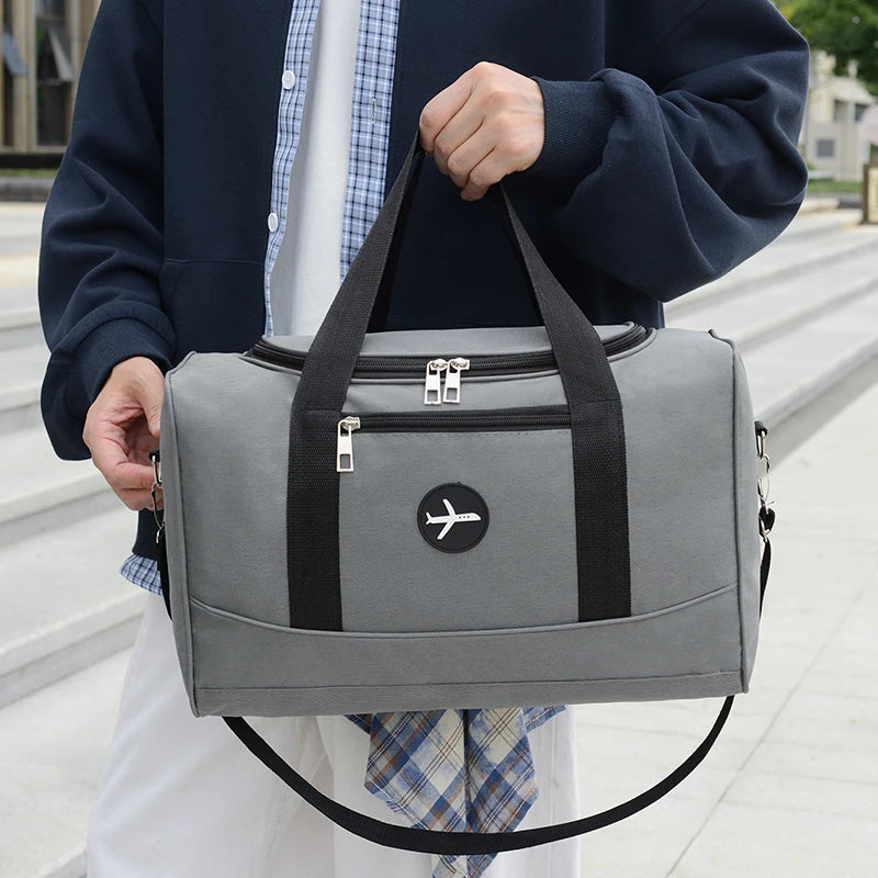 Foldable Storage Travel Bag, Extra-Large Capacity Crossbody Luggage Bag