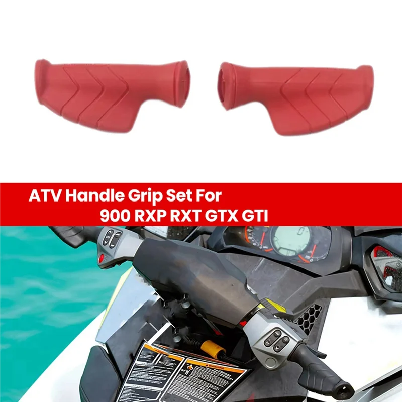 NEW-ATV Handle Grip Set Left & Right Side For BRP Seadoo Spark 900 RXP RXT GTX GTI GTS GTR 277001946 277001958