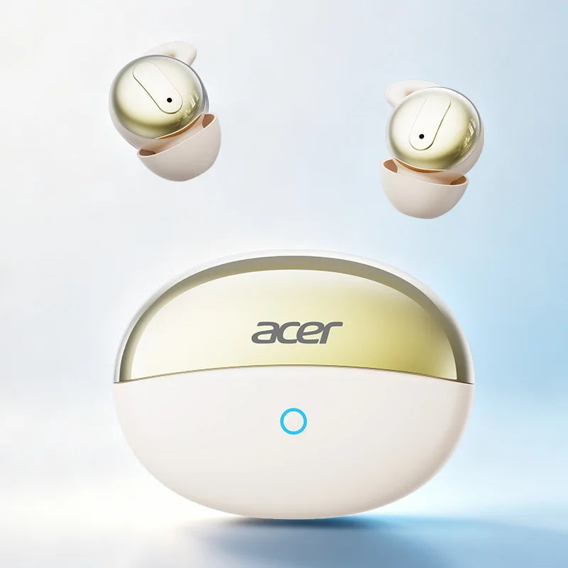 Acer Ohr799 Wireless Bluetooth Sleep Headphones with In-Ear Design, Noise Reduction for Calls, Comfortable to Wear, No Pressure on the Ears When Sleeping on the Side, Stereo Sound Effect, Mini, Compact and Portable