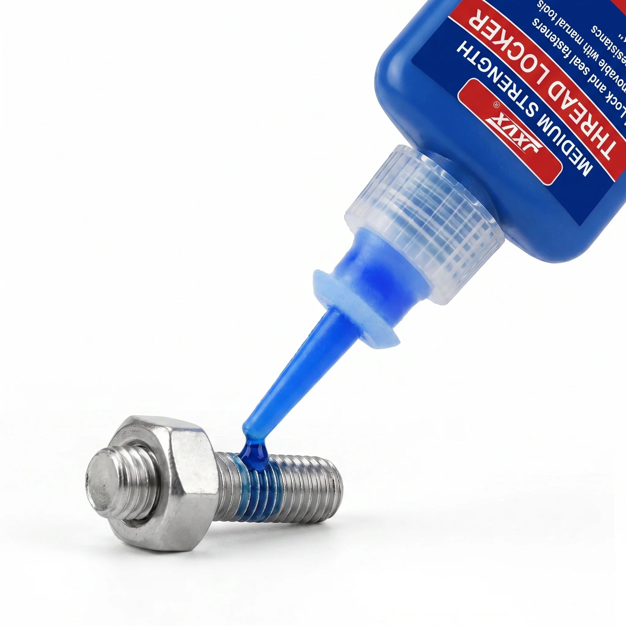 New 50ml Screw Glue, Fast Curing Thread Fixing Agent, Anaerobic Adhesive, Corrosion Resistant, Anti-Shedding, Medium Strength Blue Thread Fixer