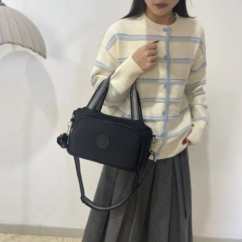 Fashionable Diaper Bag For Women Luxury Leather Shoulder Bag Unique Square Shape Original Retro Style For Party Or Leisure