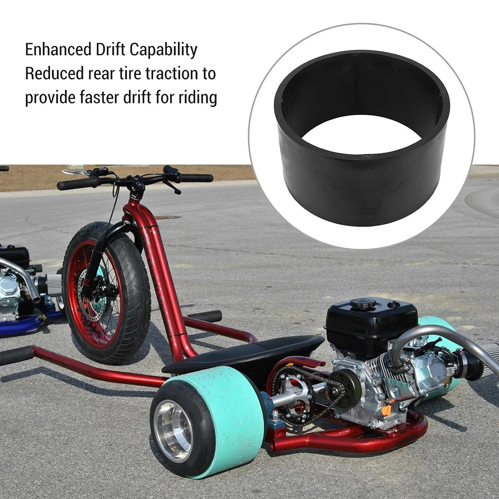 Drift Trikes Go Kart Tire Sleeve 1 4 Inch Internal Traction Vanes 12mm Thick PVC Enhanced Drifting Capabilities