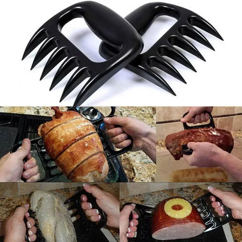 Bear Claws Barbecue Fork Pull Shred Pork Shredde Manual Meat Clamp Roasting Fork Kitchen Tool BBQ Cooking Tools