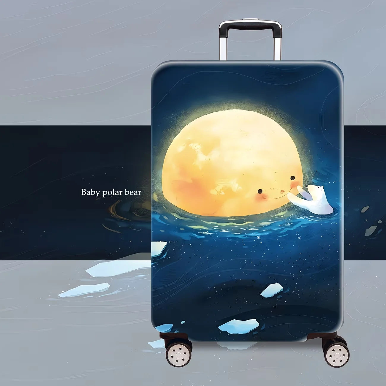 Naughty Kitten  Luggage Cover, High Stretch Elastic Anti-Scratch Dustproof Suitcase Protector for 20-32 Inch Travel Luggage