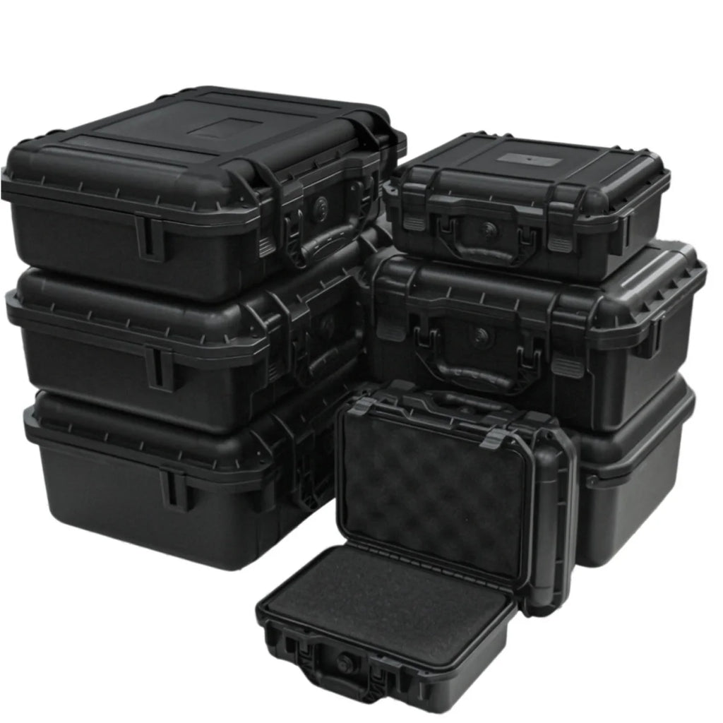 Waterproof Hard Carry Case Bag Tool Case with Sponge Storage Box Suitcase Precision Instrument Safety Tool Box Hardware Toolbox