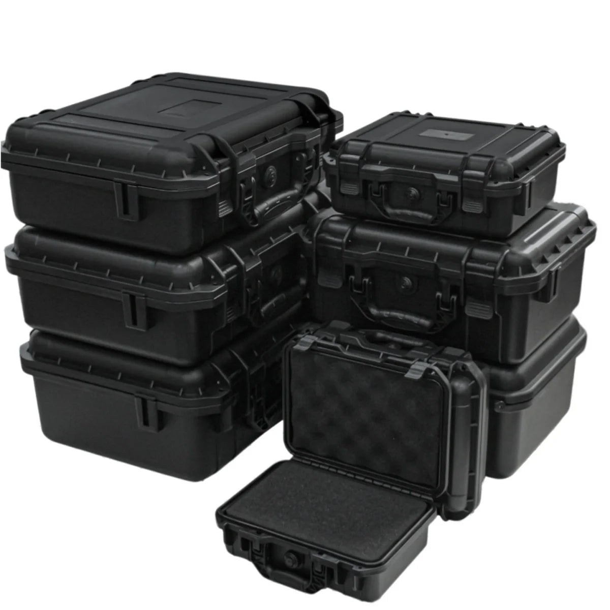 Waterproof Hard Carry Case Bag Tool Case with Sponge Storage Box Suitcase Precision Instrument Safety Tool Box Hardware Toolbox