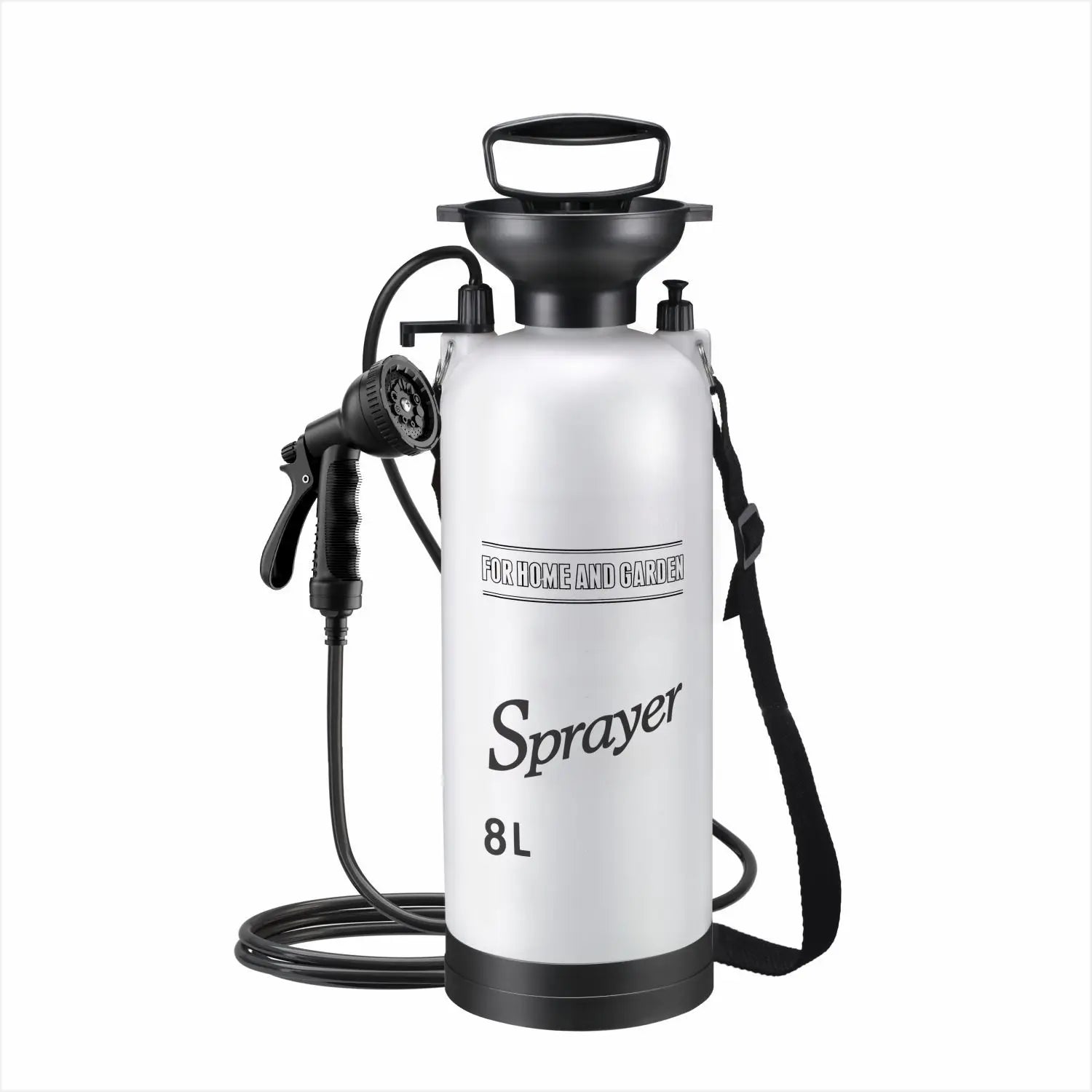 5L 8L Portable outdoor camping shower surf wash kit beach manual shower pump multifunctional shower showerhead 3M leather tube
