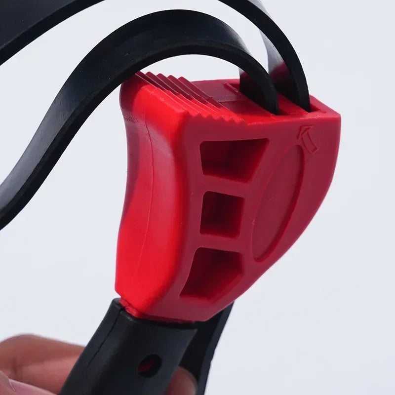 1Pcs 6/8inch Belt Wrench Oil Filter Puller Strap Spanner Chain Wrench Strap Opener, Adjustable Disassembly Tool