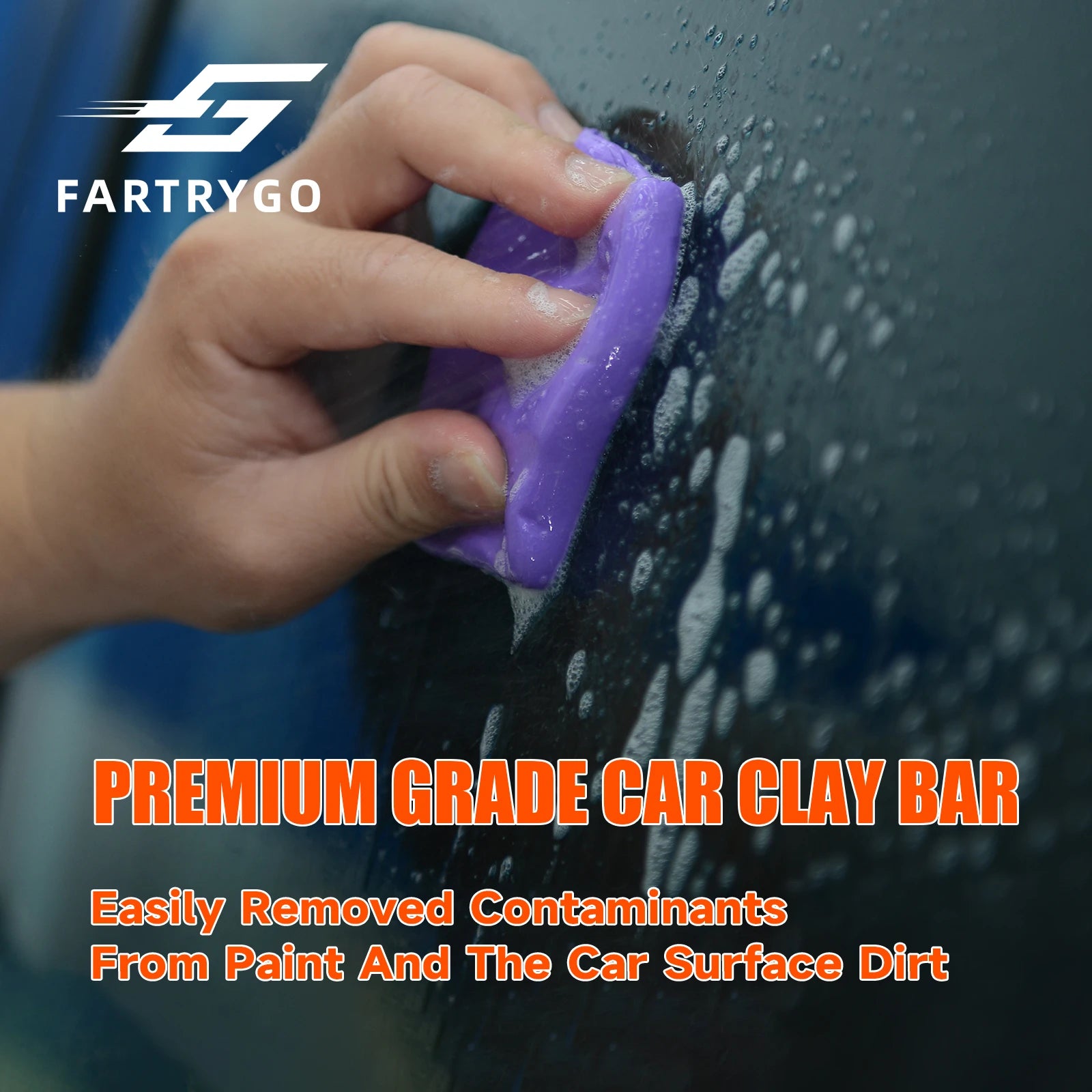 Fartrygo Car Cleaning Clay Bar Washing Mud 100G Magic Clay Bar Auto Vehicle Detailing Cleaner Car Styling Cleaning Tools