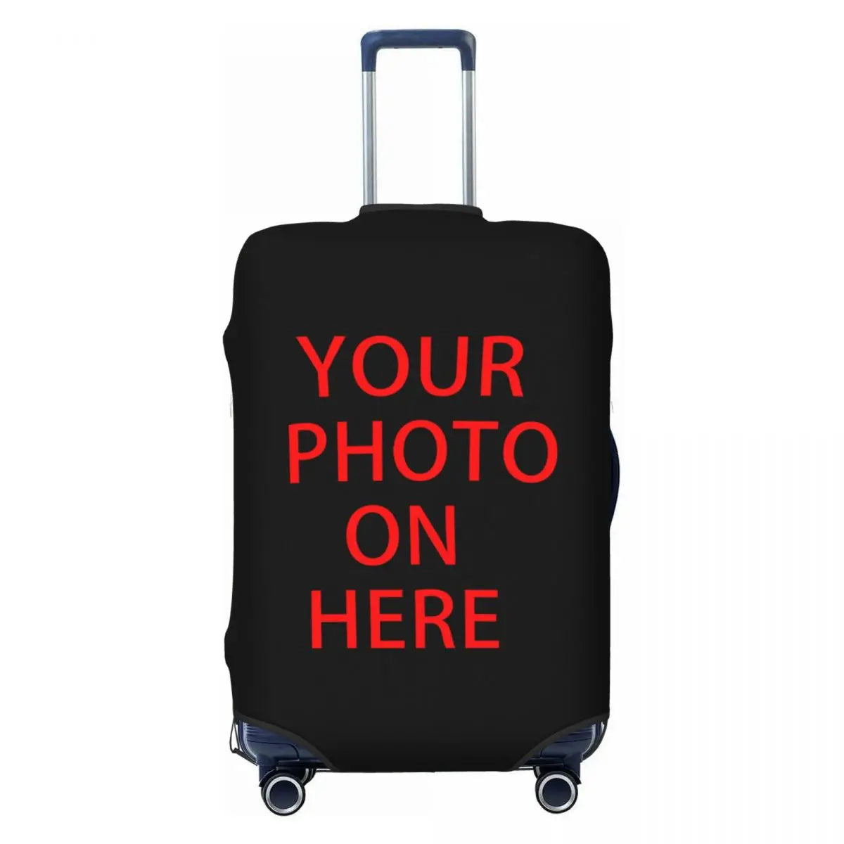 Custom Customize Logo Luggage Cover Elastic Your Design Here Travel Suitcase Protective Covers Suit For 18-32 inch