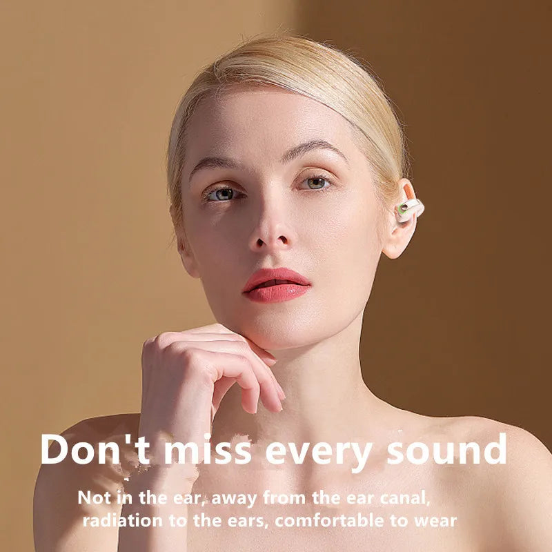 Ear-cup style single-ear design, non-in-the-ear, no harm to the ears, comfortable to wear, single-ear sports stereo sound