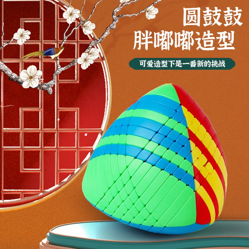 SengSo 10x10 Zongzi Cube 9x9 8x8 Pyramid Cube 234567 Irregular High-difficulty Educational Toy
