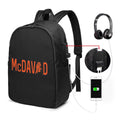 Connor McDavid  For Edmonton Oilers Fans Backpack Travel Notebook Bag Computer College Student School Bag Laptop Shoulder Bags