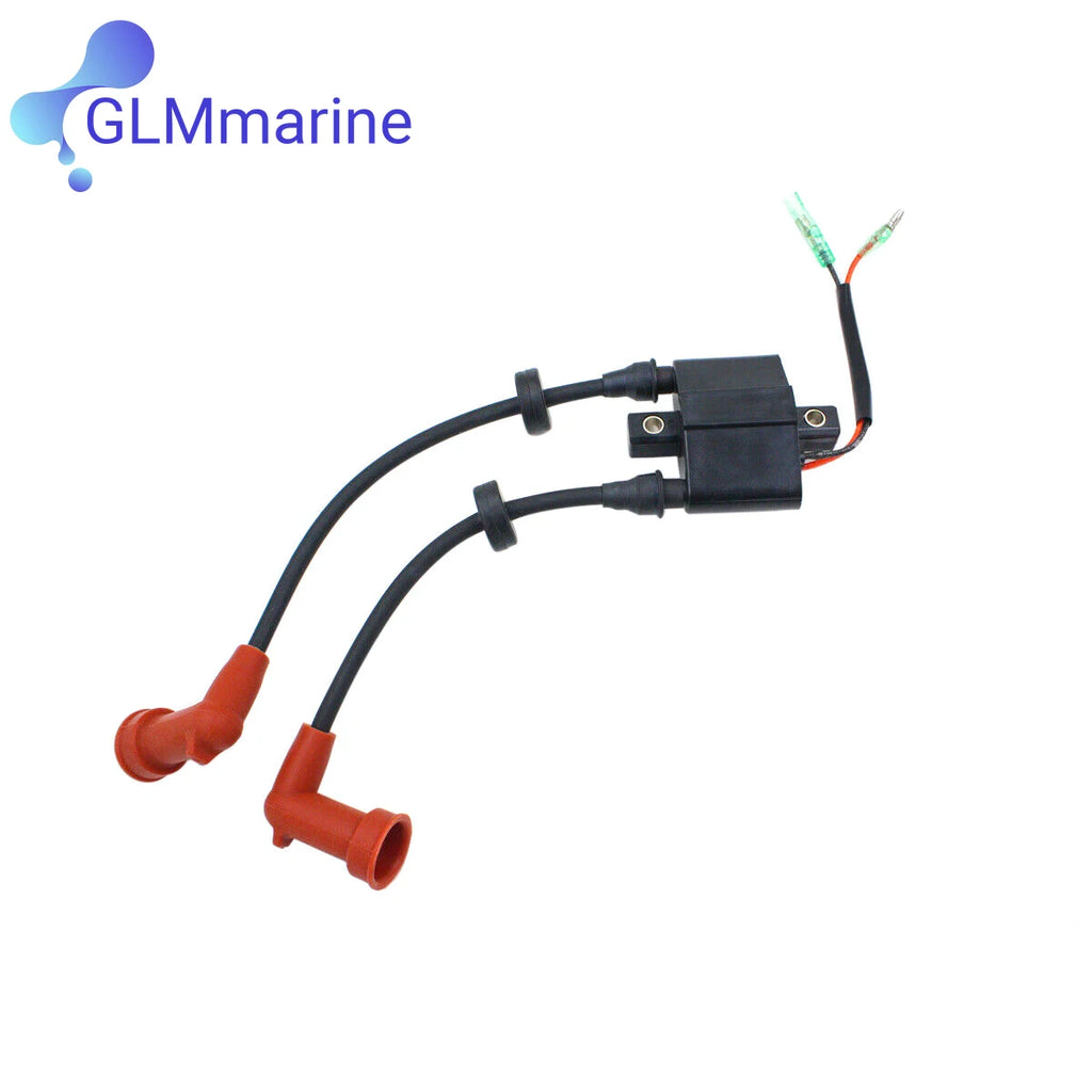 6F6-85570-01 Fits for Yamaha 2 Stroke 40J 40G 40HP Outboard Motor Ignition Coil 6F6-85530-01 696-85570-00
