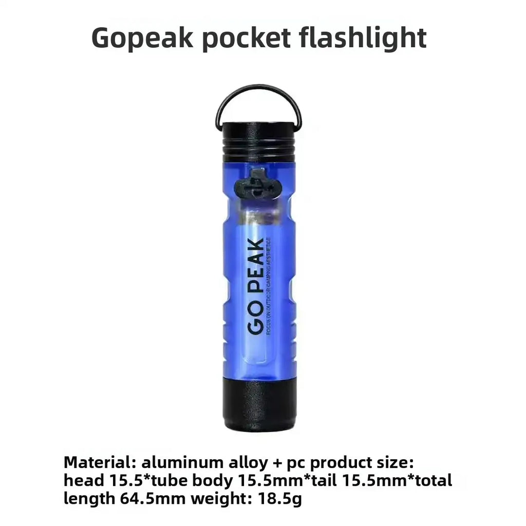 GOPEAK 5050 Small Light Outdoor Key Clip Cap Ambient Led Long Endurance Disaster Relief Emergency Pocket Mini Flashlight