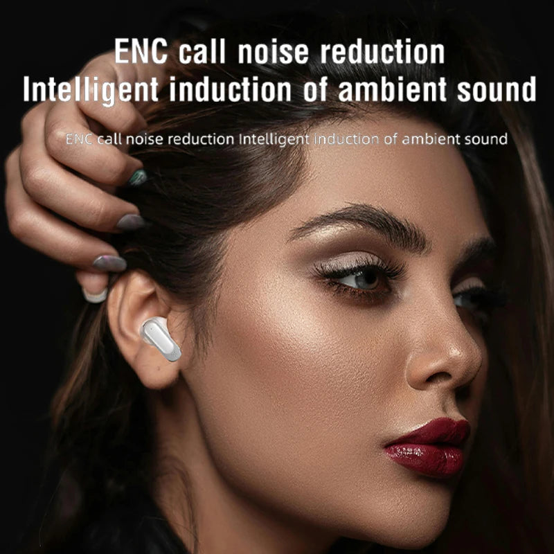 Lenovo New V11 Wireless Bluetooth Earphones Headphones Outdoor Sport Headset Noise Reduction With Display Touch Control Earbuds