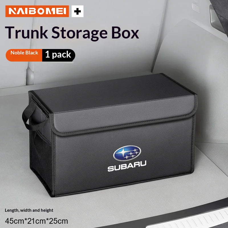 Car Trunk Foldable Storage Box Large-Capacity Stowing Tidying Bag For Subaru Ascent BRZ Forester Impreza Legacy Outback WRX VX