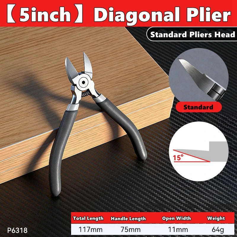 5inch 6inch 8inch Diagonal Pliers Universal Wire Cutter Mini Multifunctional Electric Hardware Hand Tool Electrician Wire Cutter