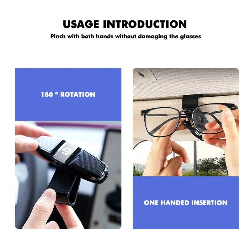 Car Sun Visor Glasses Fastener Clip Ticket Sunglasses Holder For Leapmotor t03 s01 c11 2023 C10 C16 2024 2025 C01 T03 S01 C11