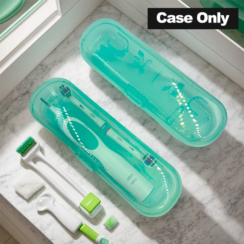 Universal Electric Toothbrush Travel Case - Secure & Lightweight, Perfect for On-the-Go Convenience - Universal Compatibility