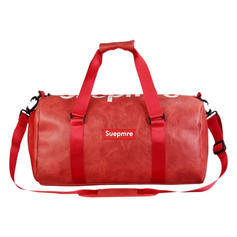 Multifunctional Fitness Yoga Bag Women's Short Trip Bag Expandable Suitcase Handle Dry Wet Separation Sports Bag
