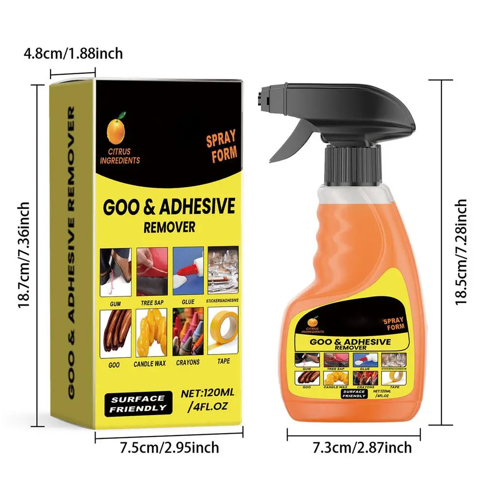 120ml Glue remover Sticker Remover Spray Multifunctional Adhesive Remover Glue Cleaner Double-sided adhesive tape Remover Liquid